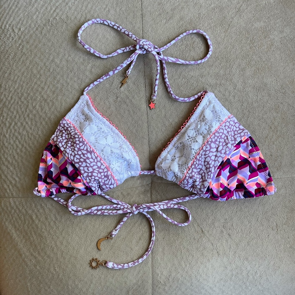 Victoria’s Secret bikini top with charm detail